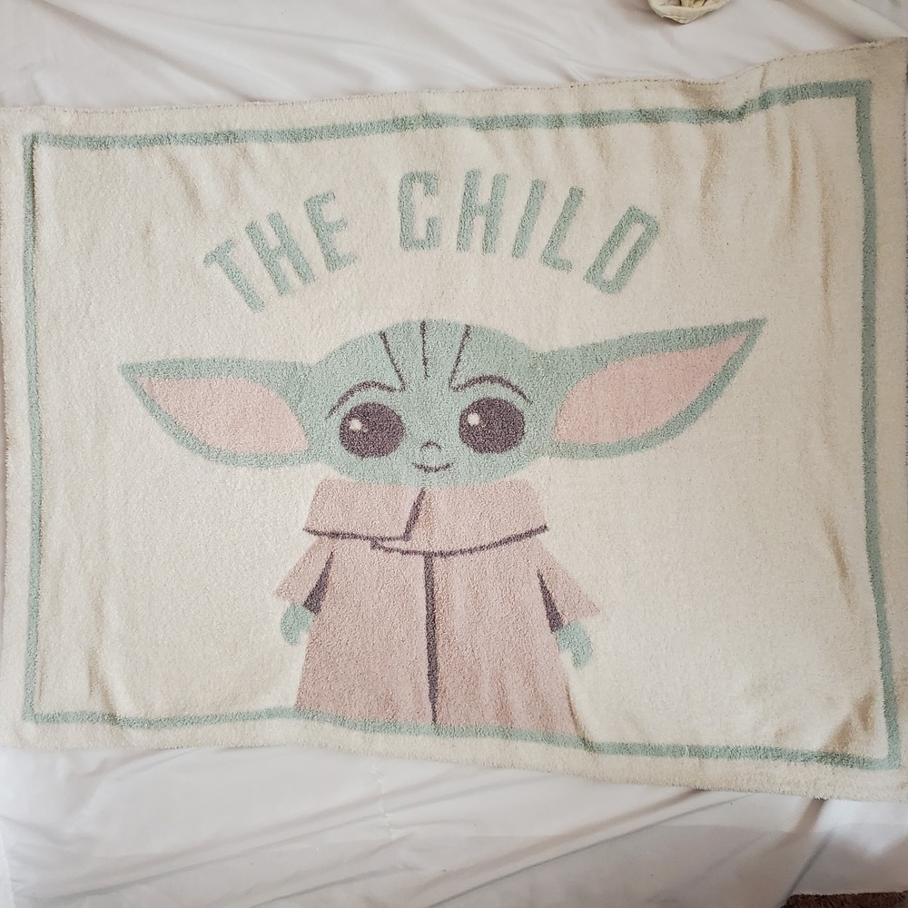 CozyChic Barefoot Dreams Grogu‎ Disney Soft Baby Throw Blanket Star Wars